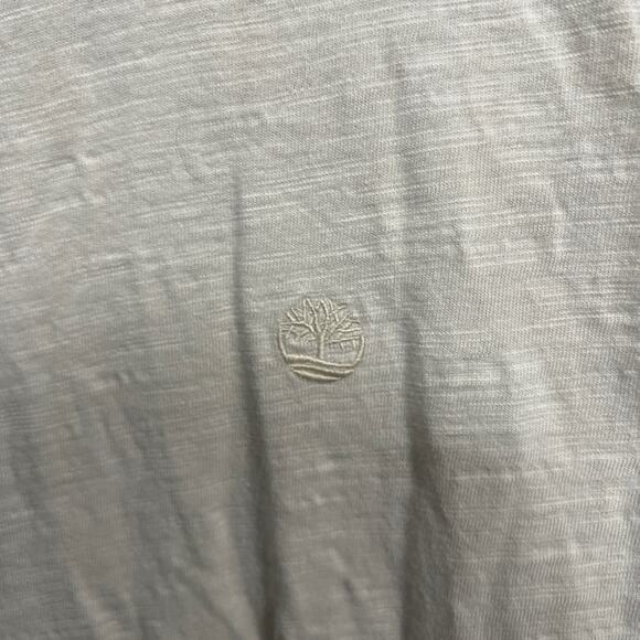 Timberland Shirt Mens Medium Beige Basic Long Sleeve Casual Everyday - Picture 5 of 5